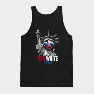 American Flag Statue of Liberty Fashion Tee Tank Top